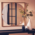 Gold Square Wall Mirror