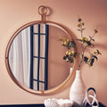 Gold Wall Mirror with Ring