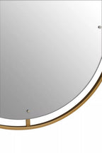 Gold Wall Mirror with Ring