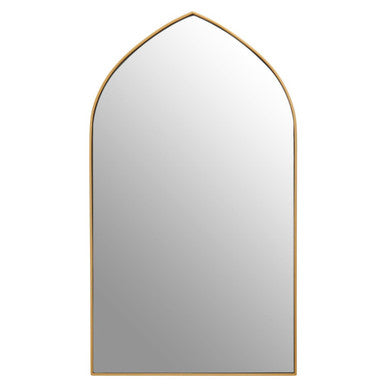 Gold Arched Wall Mirror