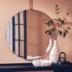 Wall Mirror with Hanging Loop