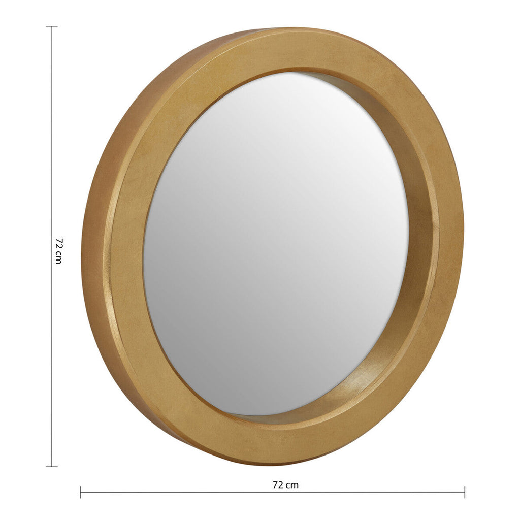 Wide Rim Halo Wall Mirror
