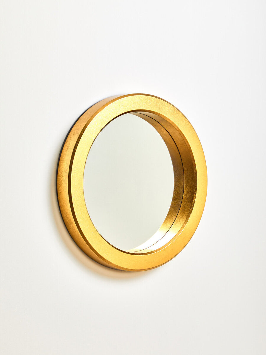 Wide Rim Halo Wall Mirror