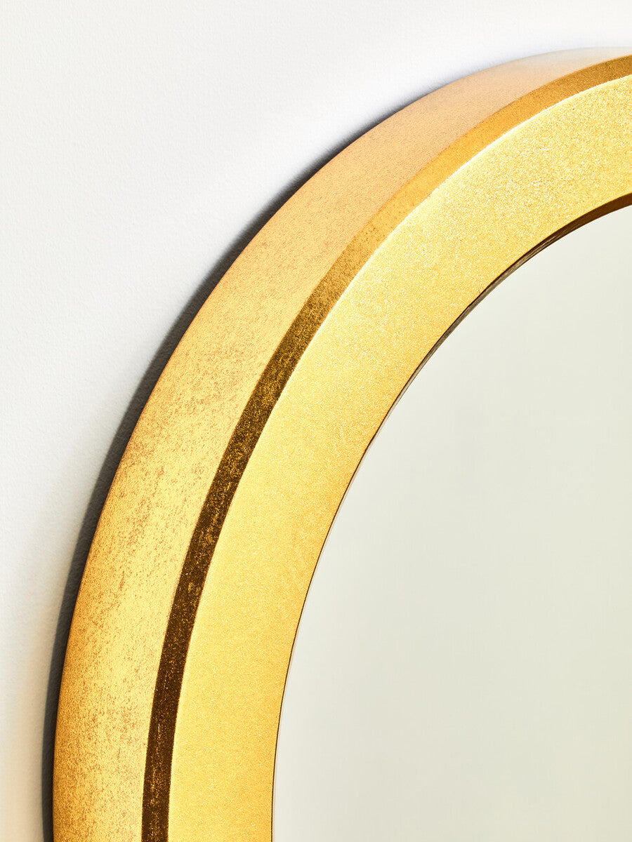 Wide Rim Halo Wall Mirror