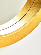 Wide Rim Halo Wall Mirror