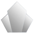 Art Deco Wall Mirror with Silver Finish Frame