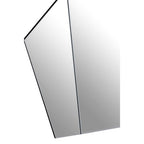 Art Deco Wall Mirror with Silver Finish Frame