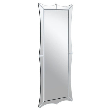 Curved Rectangular Wall Mirror