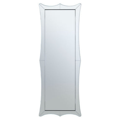 Curved Rectangular Wall Mirror