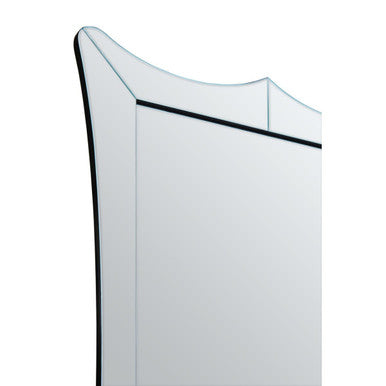 Curved Rectangular Wall Mirror