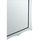 Curved Rectangular Wall Mirror