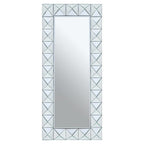 Pyramid Edged Wall Mirror