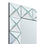 Pyramid Edged Wall Mirror