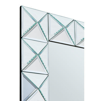 Pyramid Edged Wall Mirror