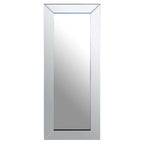 Medium Rectangular Wall Mirror with Bevelled Frame