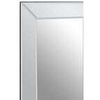 Medium Rectangular Wall Mirror with Bevelled Frame