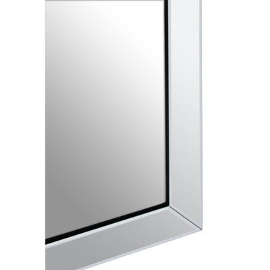 Medium Rectangular Wall Mirror with Bevelled Frame