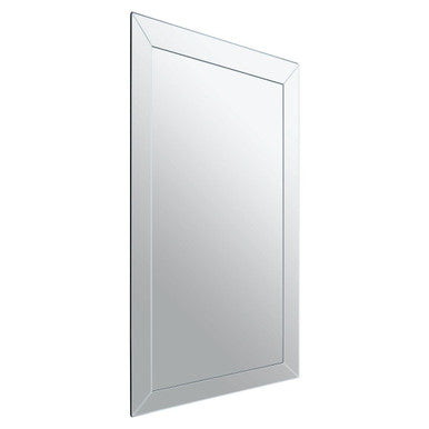 Large Rectangular Wall Mirror with Bevelled Frame | Sana