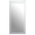 Large Rectangular Wall Mirror with Bevelled Frame | Sana