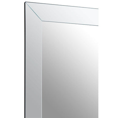 Large Rectangular Wall Mirror with Bevelled Frame | Sana