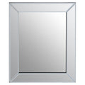 Small Rectangular Wall Mirror with Bevelled Frame