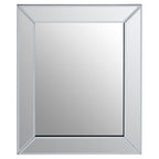 Small Rectangular Wall Mirror with Bevelled Frame