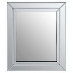Double Bevelled Edge Wall Mirror
