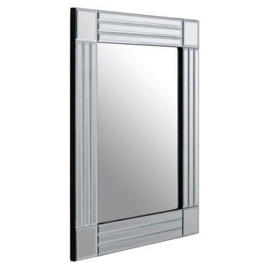Small Triple Panel Frame Wall Mirror