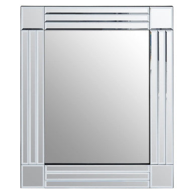 Small Triple Panel Frame Wall Mirror