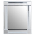Small Triple Panel Frame Wall Mirror