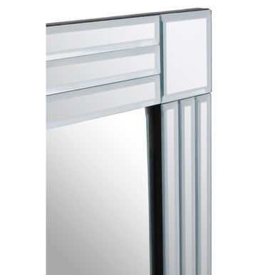 Small Triple Panel Frame Wall Mirror