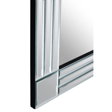 Small Triple Panel Frame Wall Mirror