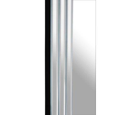 Small Triple Panel Frame Wall Mirror