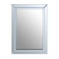 Small Double Bevelled Edge Wall Mirror