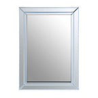 Small Double Bevelled Edge Wall Mirror