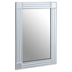 Large Triple Bevelled Edge Wall Mirror