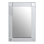 Large Triple Bevelled Edge Wall Mirror