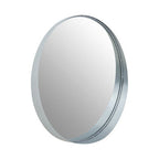 Large Round Silver Wall Mirror