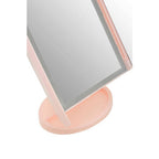Tri Fold Pink LED Table Mirror