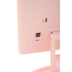 Tri Fold Pink LED Table Mirror