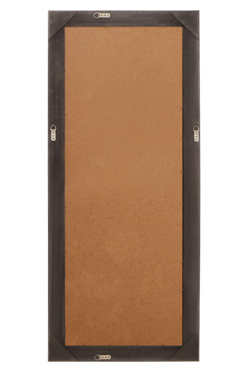 Rectangular Pane Silver Wall Mirror