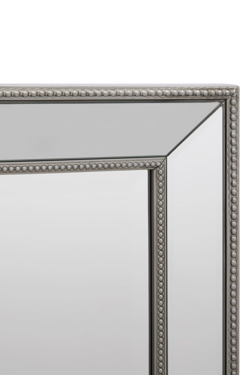 Rectangular Pane Silver Wall Mirror