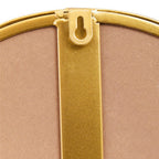 Slim Round Gold Wall Mirror