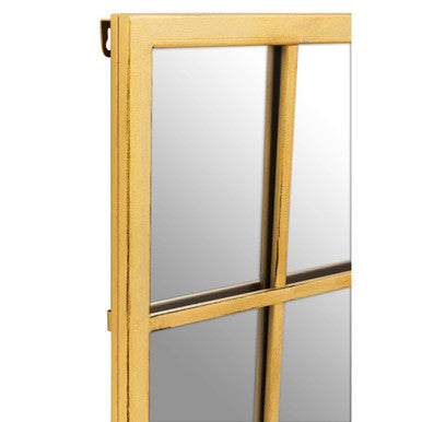 Brushed Gold Rectangular Wall Mirror