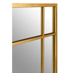 Brushed Gold Rectangular Wall Mirror