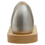 Stainless Steel and Rubberwood Salt Pepper Shakers