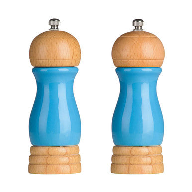 Blue Hi Gloss Salt and Pepper Mill Set