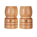 Rubberwood Tall Salt and Pepper Set
