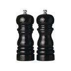 14Cm Black Hi Gloss Salt and Pepper Set