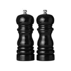 14Cm Black Hi Gloss Salt and Pepper Set